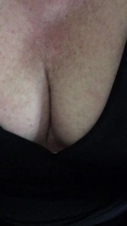 Another view looking down on my tits