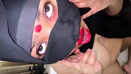 Nachdem ich vom college gekommen bin, macht der große schwanz mich super geil - arabischer hijab süßes mädchen mehrfacher orgasmus