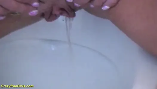 Busty Boobs and Peeing