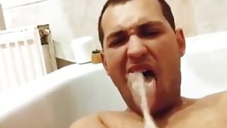 Pissing on His Own Face