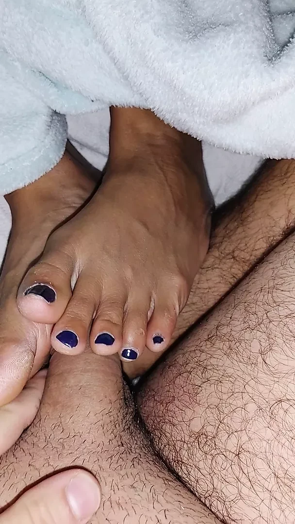 Foot tease