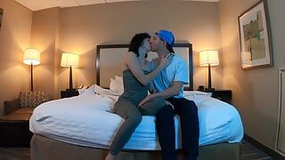 Cute Couple Making Out
