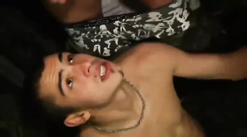 4 cocks cum and piss on a young  face