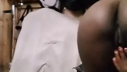 African Ebony queen Masterbating In Her room,