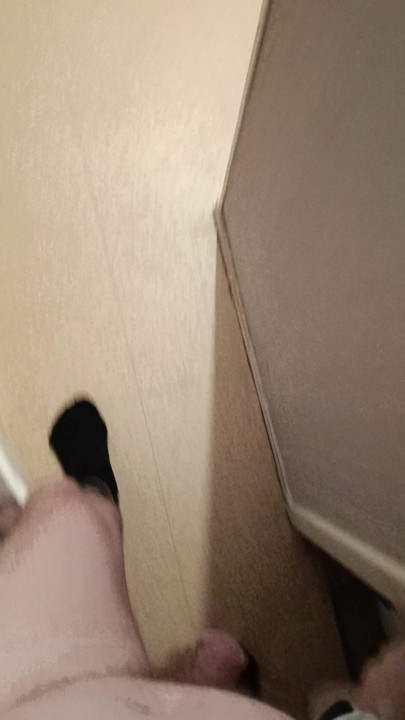 Naked in the assensor