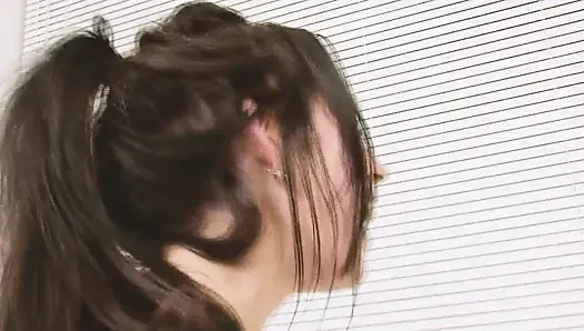 Gara-gara dientot habis-1_slim, tukang pijat rambut cokelat yang lagi sange berat ngentot sama pasiennya