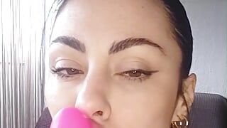 Compilation of Sapphire playing with Dildos and masturbating her wet pussy.