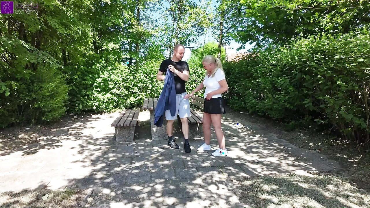 Public AO stranger fuck with creampie and muzzle at a rest area! Full Movie