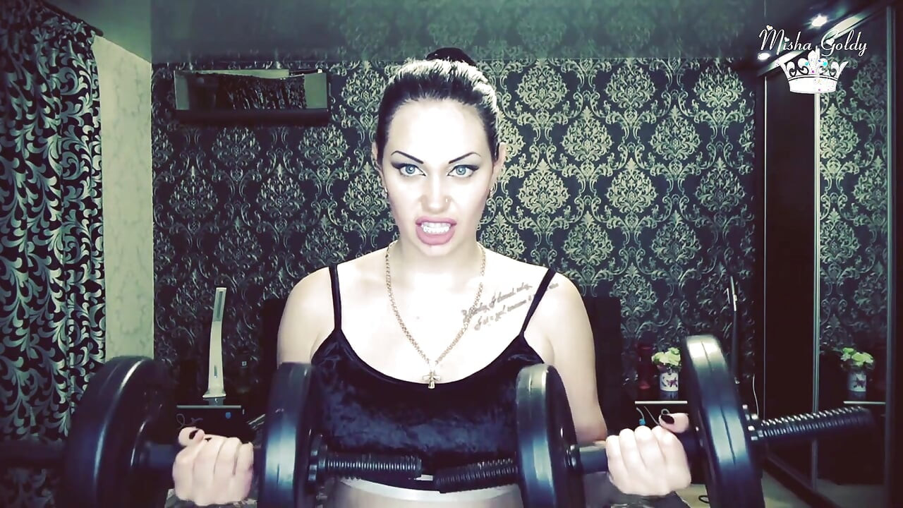 Strong muscles worship! Sport motivation for pathetic losers like you ! 120 repeats!