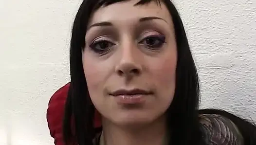 Lisa's casting with her dildo toy
