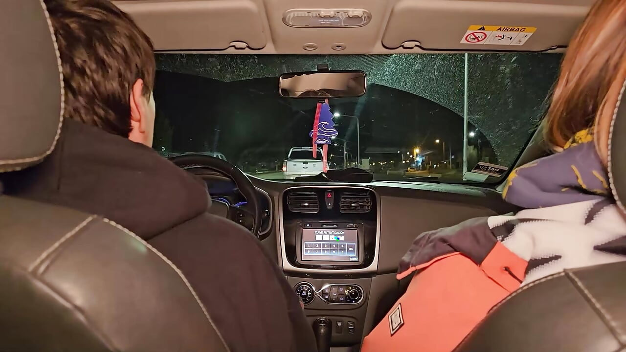 A double blowjob in my friend's car DIRTY MORBID GIRLS