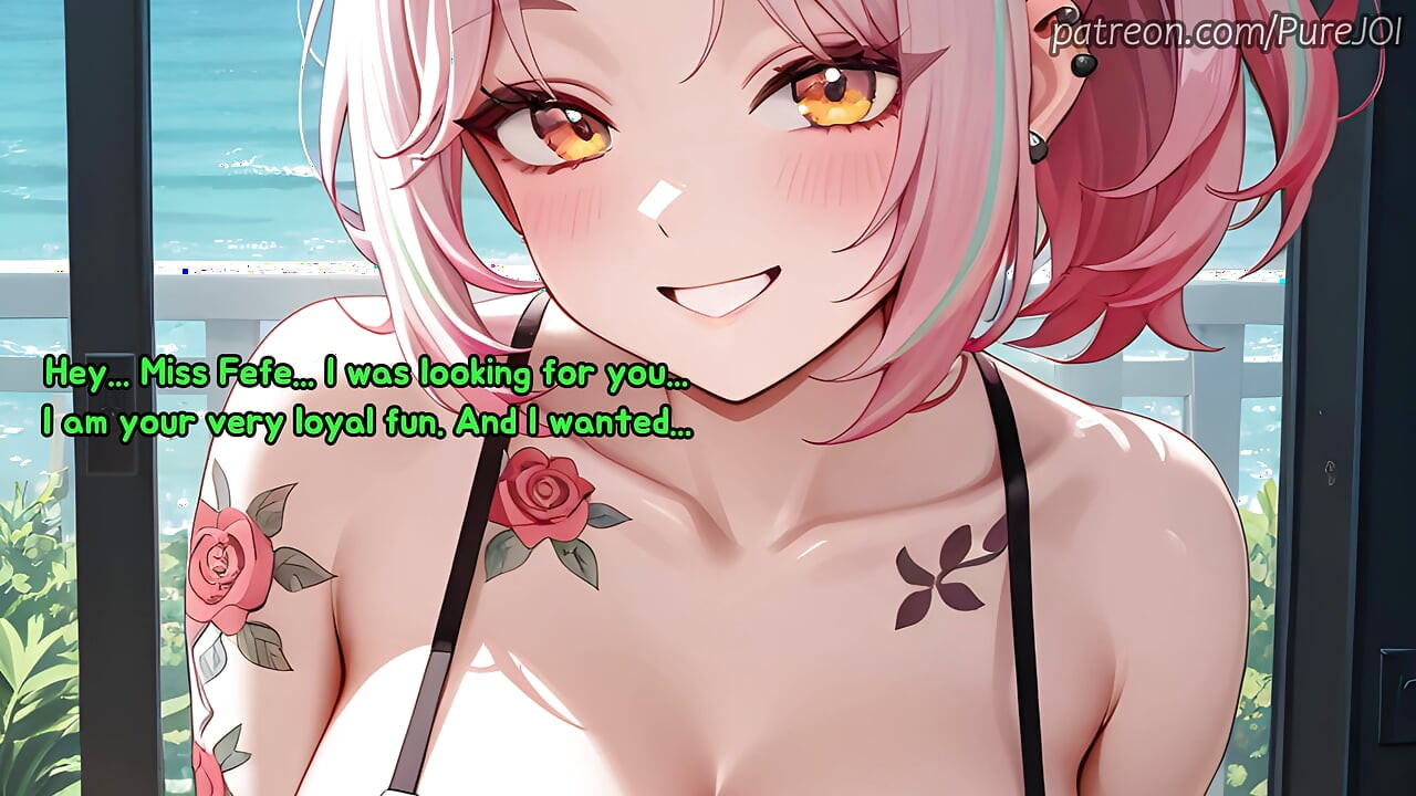 Vtuber Fefe has shaped her biggest fan into a loyal puppy (Anal JOI)