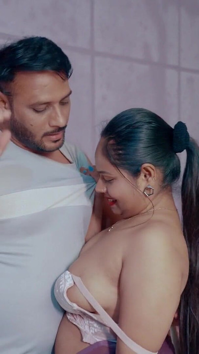 Big boobs desi wife desperate for the sex and seduced by her gym trainer in the home | Clip 1