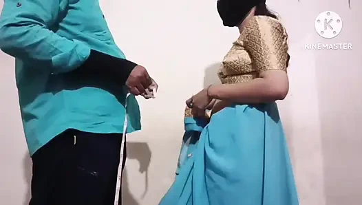 Der Elektriker hatte Sex mit Meena, während er den Ventilator reparierte.