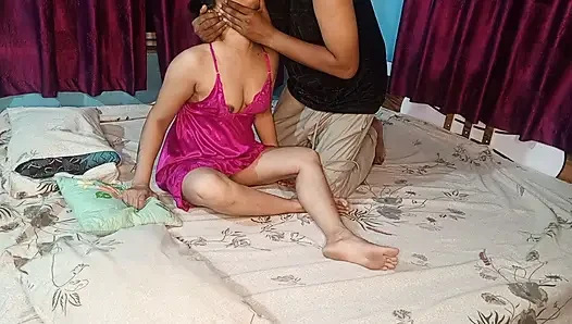 The girl started sucking her college friend's and took off her clothes and her