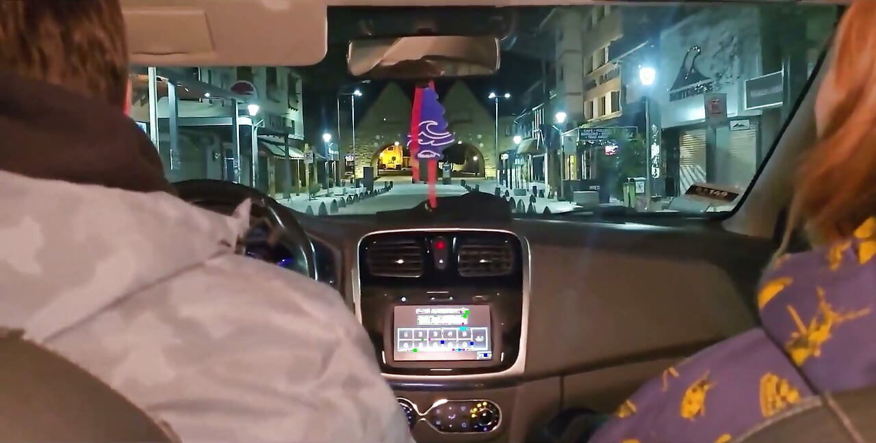 A Double Blowjob in My Friend's Car Dirty Morbid Girls