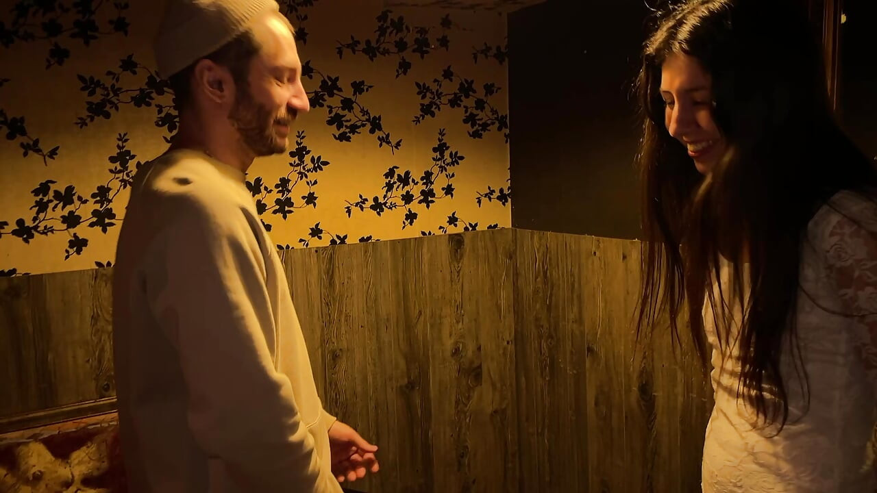 Cuckold watches how his girlfriend is fucked by his best friend in the VIP room of the club - 1.130