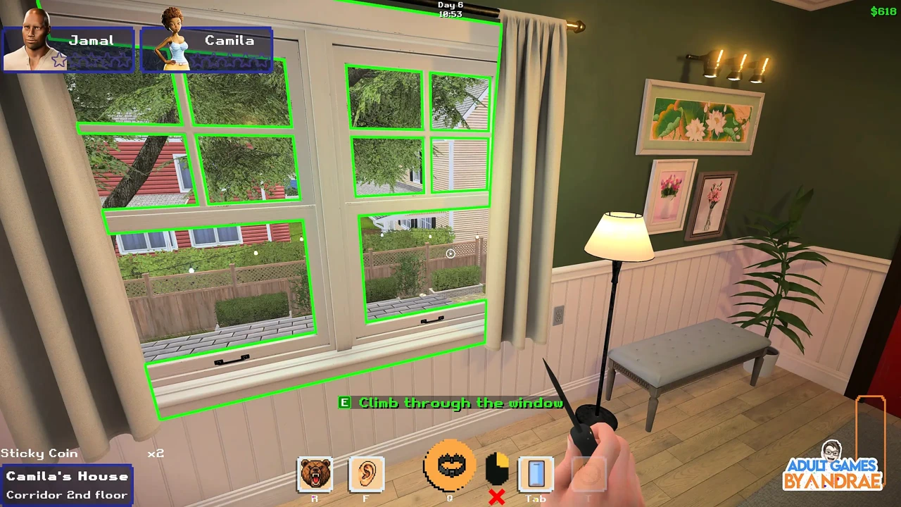 第4集：卡米拉的花园锻炼 - 我性感的邻居 2（游戏性爱）