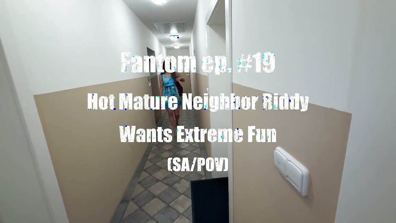Fantom Ep. #19 Riddy - Hairy Neighbor Tied up, Fucked Hard & Squirting