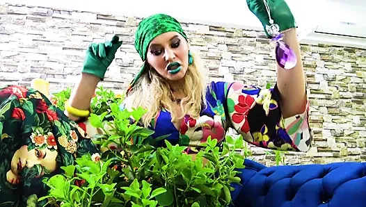 Поцелуй зеленые губы яда Ivy