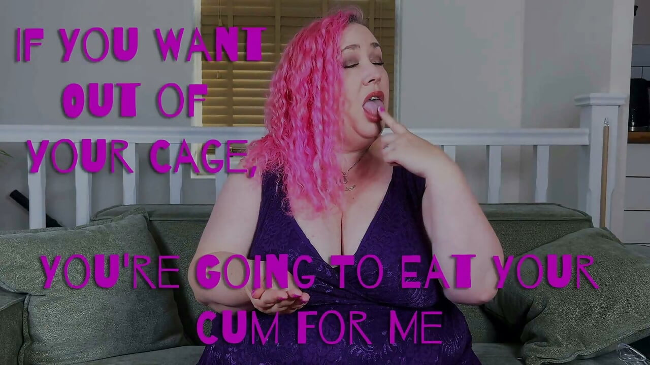 If You Want Out of Your Chastity Cage, You're Going to Eat Your Cum for Me