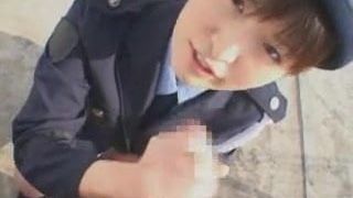 japanese female cop blowjob