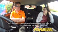 Fake Driving School New learners tight pussy stretched