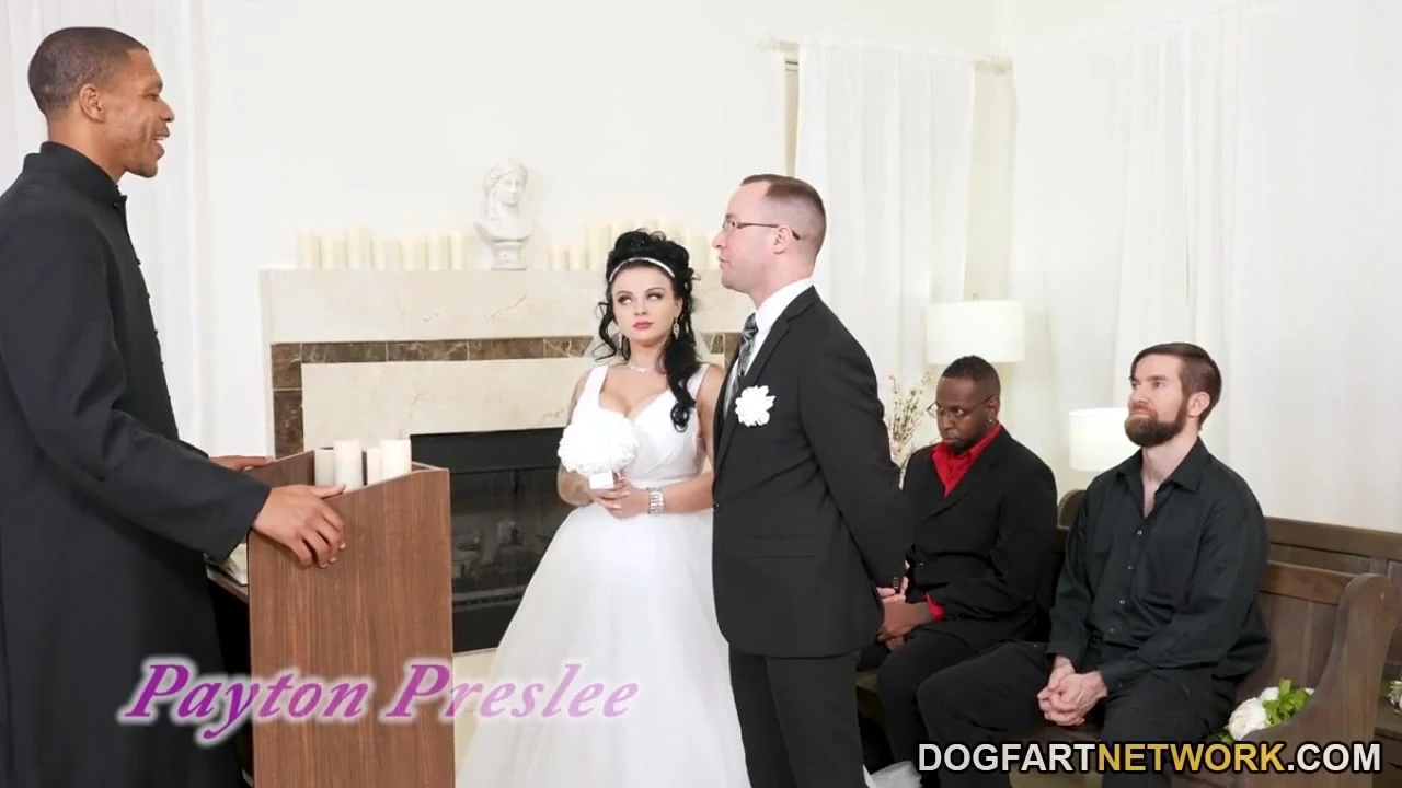Payton Preslee's Wedding Turns Rough Interracial Threesome