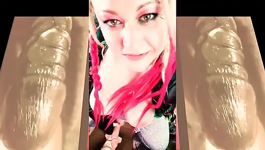 The Cute Shemale Wants to Watch You Suck on Your First BBC and Gag on It