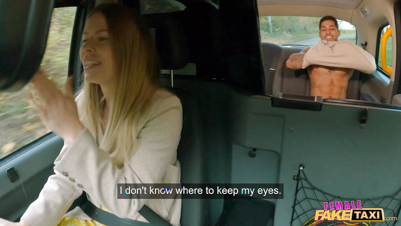 Female Fake Taxi - Cheeky Scottish girl Samantha Joiner hot sex with big dick Latino hunk