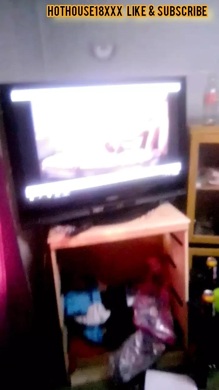 Fucking my fat filthy wife while watching video of me fucking tight petite teen step daughter & cum in her fat pussy free video