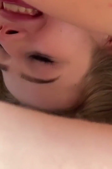 Petite Blonde and Tall Brunette Share My Big Dick Until She Drinks My Creampie