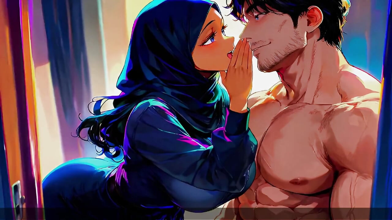 Мусульманская MILF в хиджабе — AI Animation JOI