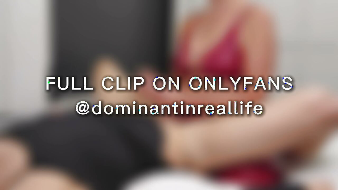 Tease and Denial Handjob – Femdom Wife Edges Her Husband