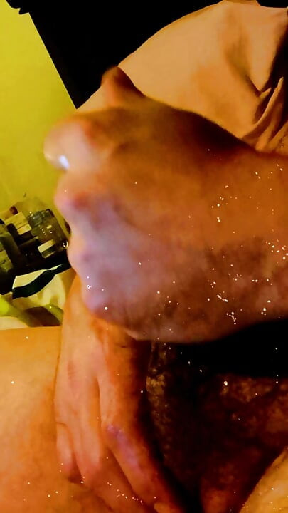 Hot male close up jerking off