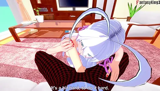 Hot teacher Rossweisse invites me to her house to fuck - HS DXD NTR Madness 13