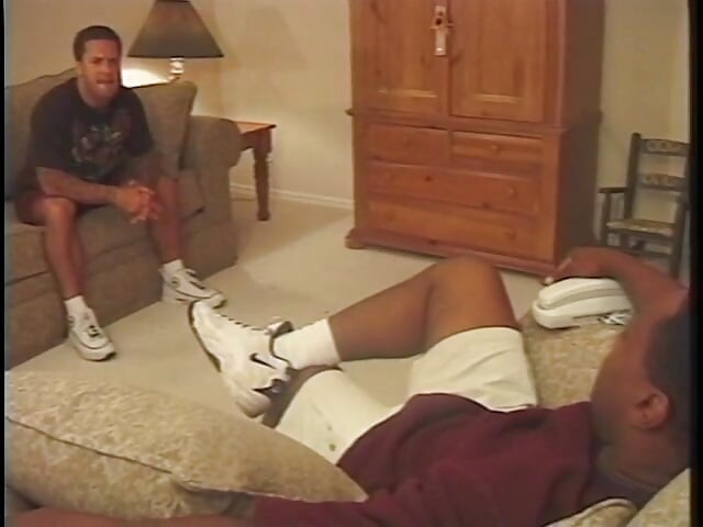 One black girl for two bored dudes with stiffy dicks