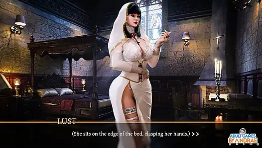 Sisters in Sin Gameplay Part 14 - Rebecca Holds the Key Inside Her Pussy