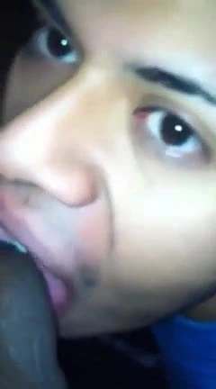 Latin boi suck big black verga