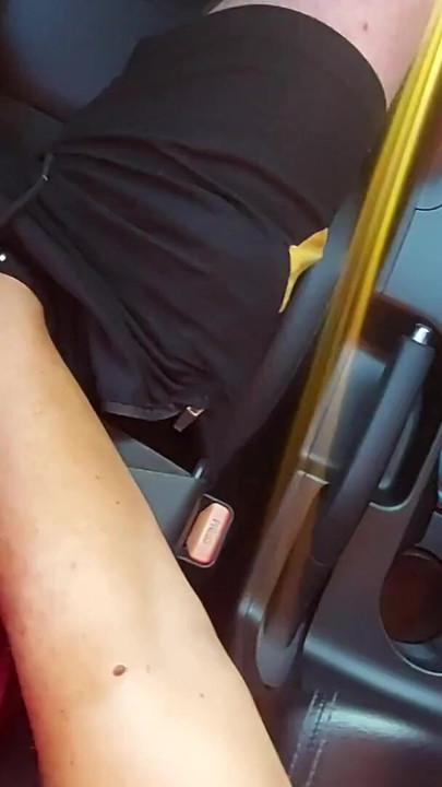 Mature milf with sexy legs in heels and short skirt teases a taxi driver and gives him a handjob | Clip 1