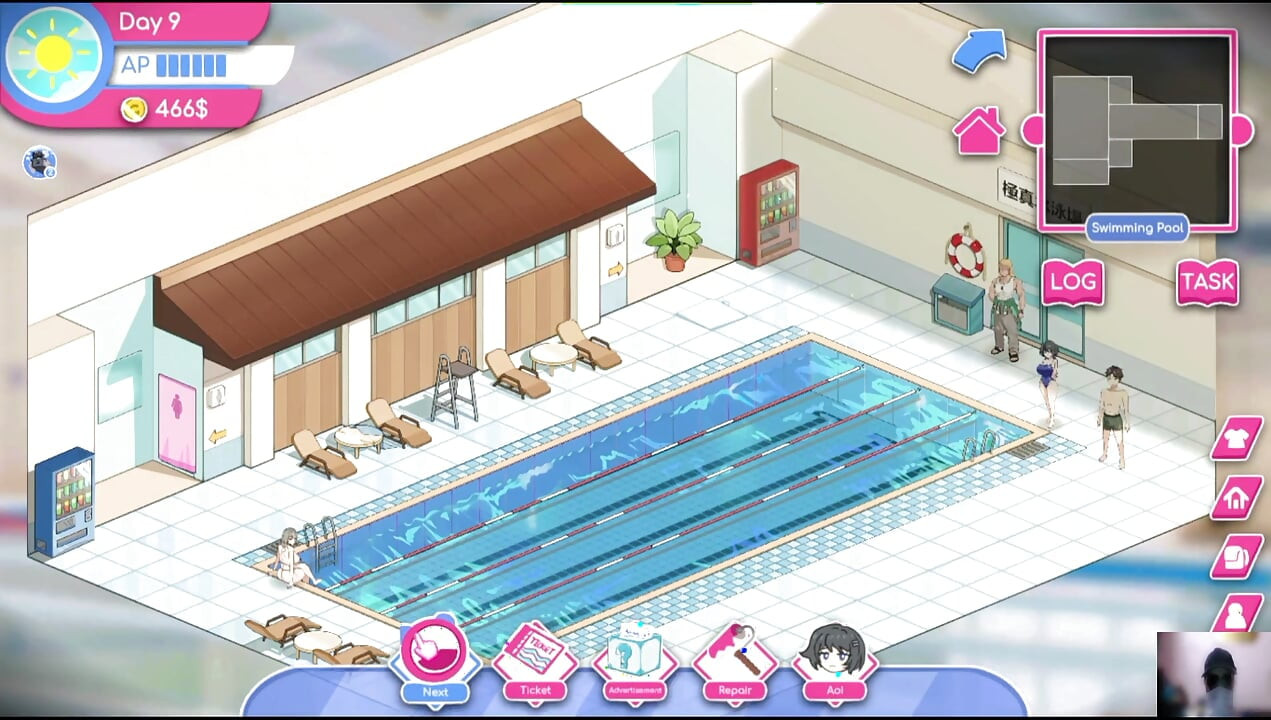 Ep-1 lifeguard holic! NTR Hentai game gameplay! I got a swimming pool and there are many hot girls!