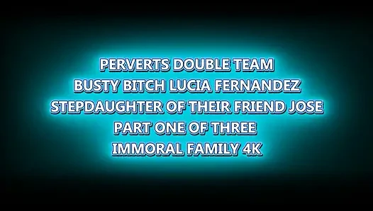 Busty Lucia Fernandez Spitroasted in a Wild Double Team