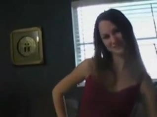 amateur in sexy lingerie gets a facial