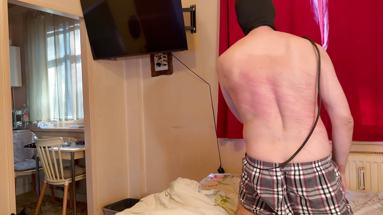 Brutal Back Whipping Bullwhip