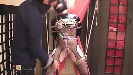 Тренировка БДСМ с анальными крюками и бондажем Shibari, том 01 (04-)
