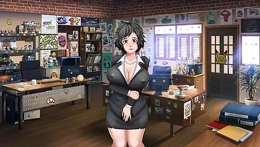 Любовь и секс, вторая база: азиатская секретарша с большими сиськами хочет, чтобы ее отшлепанные, эпизод 15