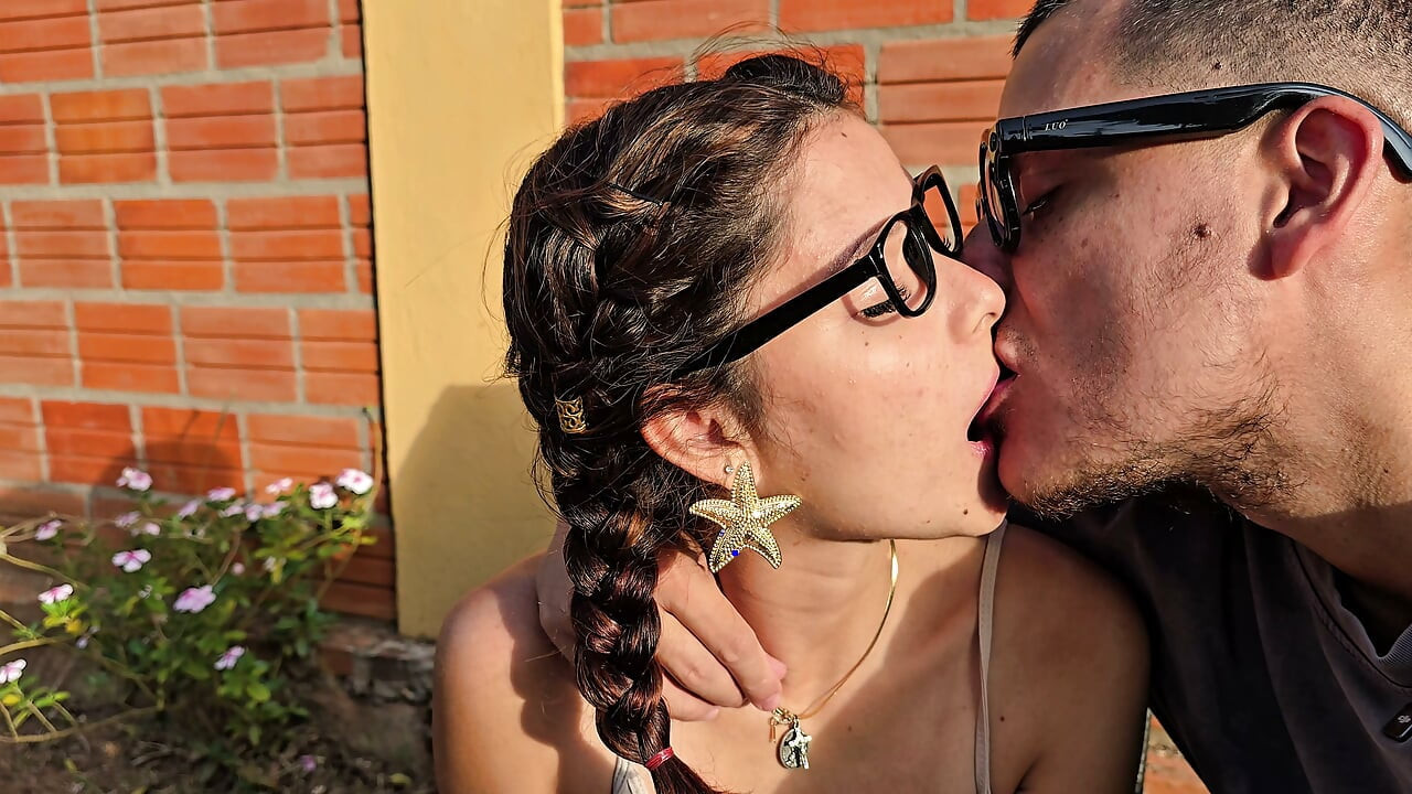 My best friend gives me a blowjob in the public park and then we have hardcore sex at my house and I fill her face with a big load of cum