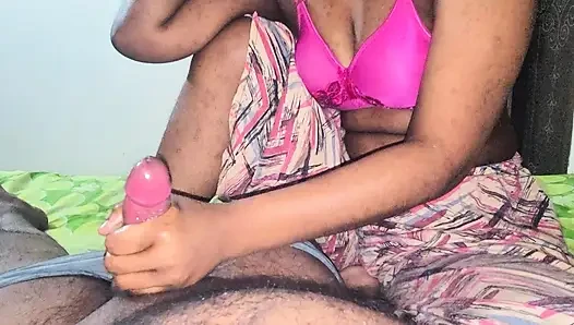 Hot Indian Desi Girl Handjob and Cumshort in Body