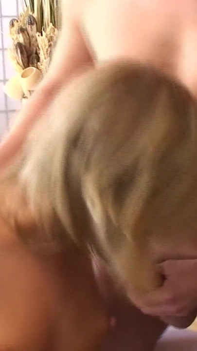 Thrilling moment from "Lesbian dildo babes riding bi boys' big dicks"