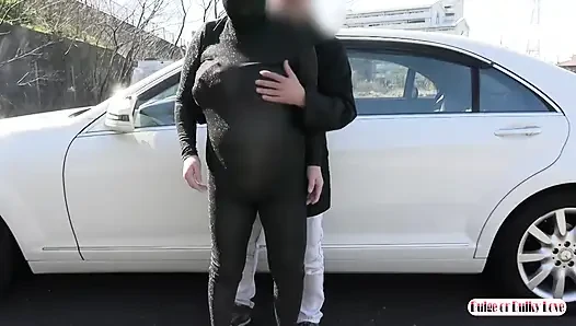 Ehefrau mit dicken möpsen, dicker und schamloser creampie-sex. Mollige reife, privates video, muss man gesehen haben!